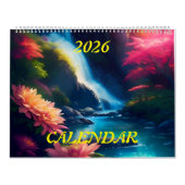 2026 Prachtige Gorgeous Waterval Pracht Kalender (Hoes)