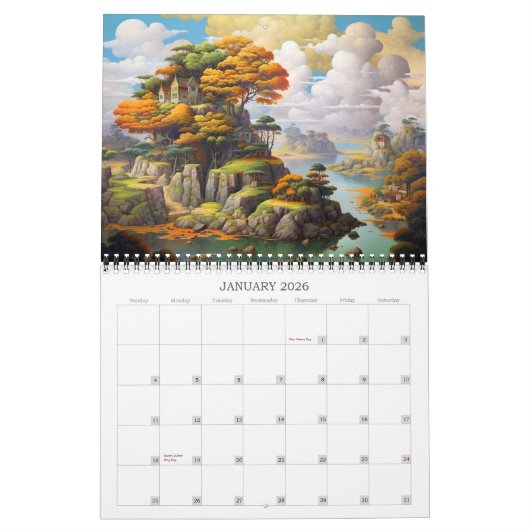 2026 Prachtige Landschappen Kalender (Jan 2026)