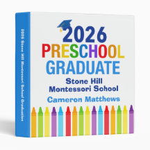 2026 Preschool Graduation Custom Photo Album
