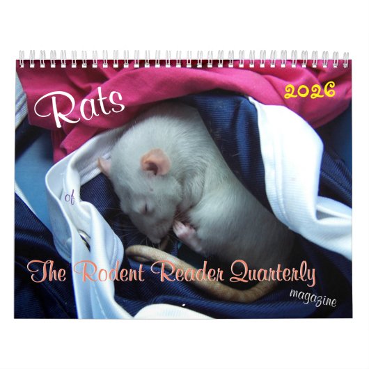 2026 Rats of The Rodent Reader Calendar G Kalender (Hoes)