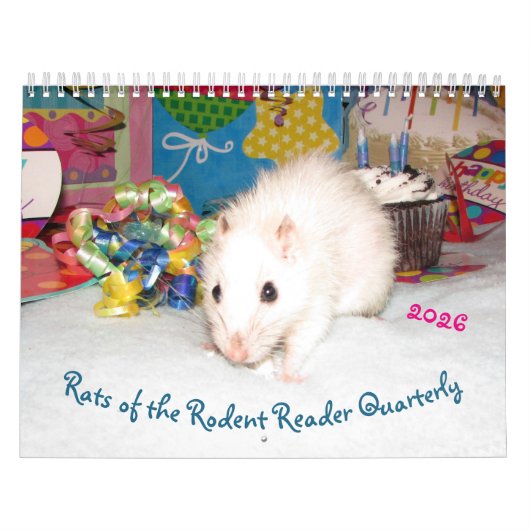 2026 RATS van de Rodent Reader Agenda B Kalender (Hoes)