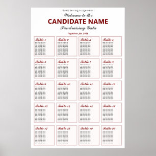 2026 Republikeinse Fundraiser Gala Red Zitting Cha Poster