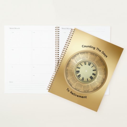 2026 Retraite Compter Les Jours Journal (Devant avec enveloppe)