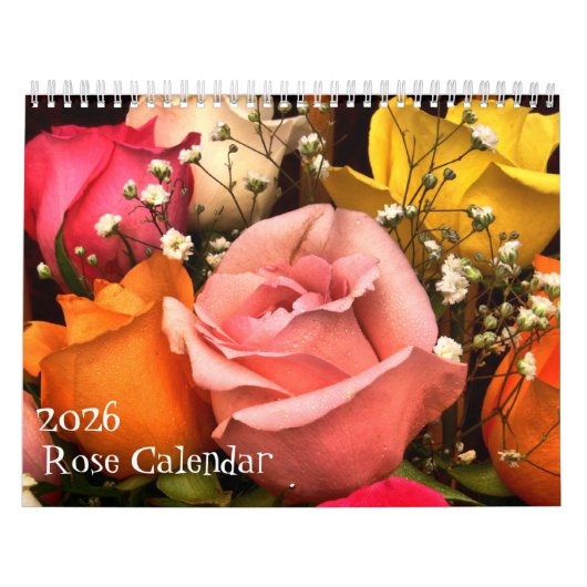 2026 Rose Calendar Kalender (Hoes)