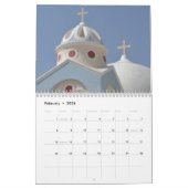 2026 Santorini Griekse Eilandkalender Kalender (Feb 2026)