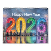 2026 Scenic Seasons Monthly Wall Calendar Kalender (Hoes)