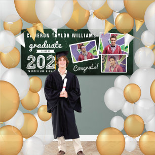 2026 Schoolbord Schets 3 Foto Afstudeerfeest Spandoek