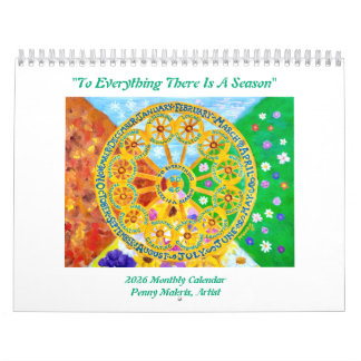 2026 Seasonal Monthly Calendar Kalender