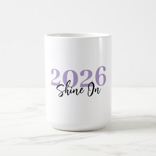 2026 Shine On Mug – Personalized Gift for New Year (Centre)