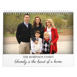 2026 Simple Maak Je Eigen Aangepaste Familie Foto Kalender