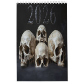 2026 Skull Art Calendar Kalender
