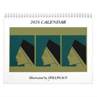 2026 Spillpeace Originele Kunstkalender Kalender