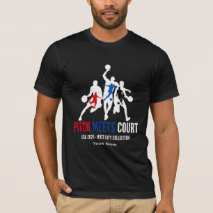 2026 Sportkampioenschap Basketbal Voetbal T-shirt