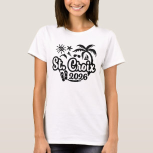 2026 St. Croix Vakantie of Reis T-shirt