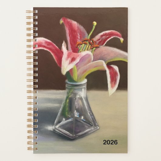 2026 Stargazer Lily Planner (Voorkant)