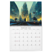 2026 Steden van de Toekomst 3 Science Fiction Kalender (Feb 2026)