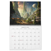 2026 Steden van de Toekomst 4 Science Fiction Kalender (Mar 2026)