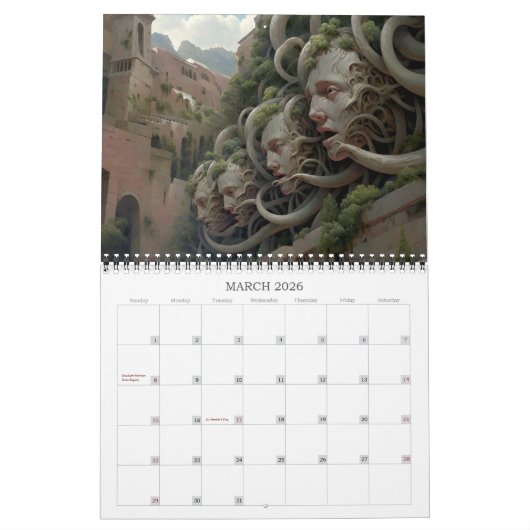 2026 Strange Realms 4 Fantasy Art Kalender (Mar 2026)