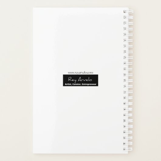 2026 Studio Planner van de computerkunstenaar (Achterkant)