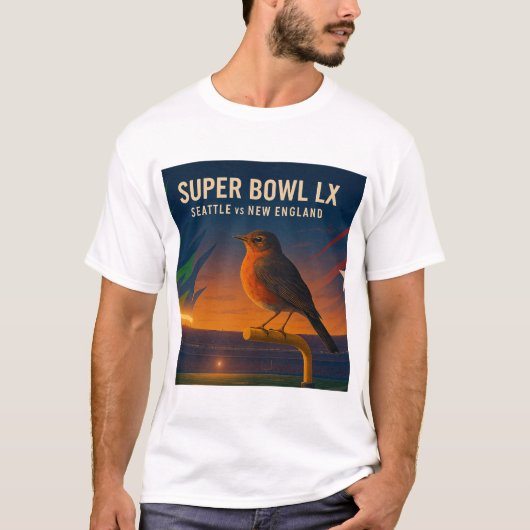 2026 Super Bowl T-Shirt (Devant)