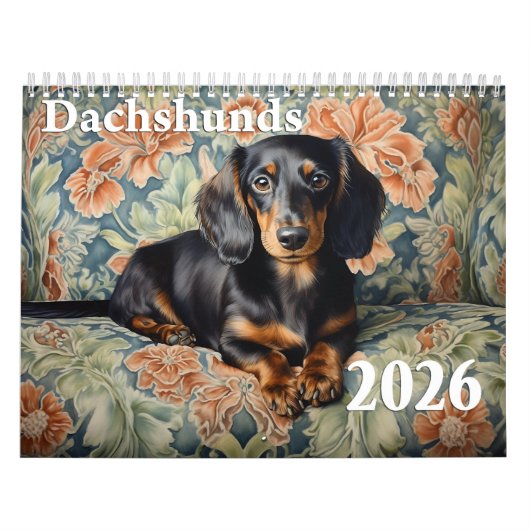 2026 Teckels Kalender (Hoes)