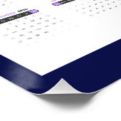 2026 Texas Bluebonnet Kalender Perfect Poster (Hoek)