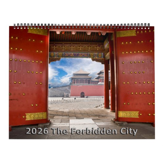 2026 The Forbidden City Calendar Kalender (Hoes)