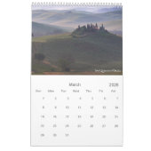 2026 Toscane beeldende kunst fotografie Kalender (Mar 2026)