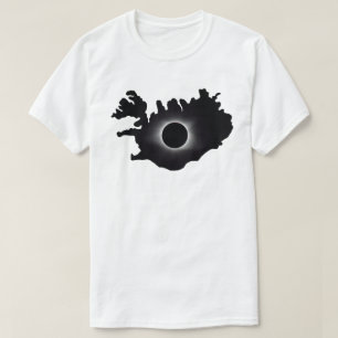 2026 Totale Zonsverduistering IJsland Land T-shirt