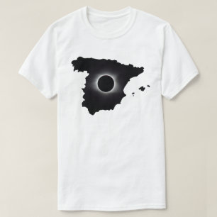 2026 Totale Zonsverduistering Spanje Land T-shirt