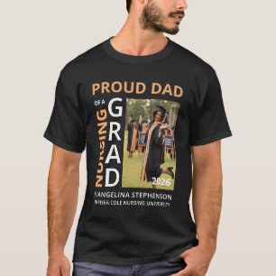 2026 Trotse Vader van Afgestudeerde Verpleegkundig T-shirt