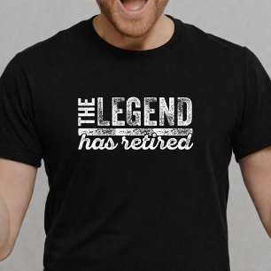 2026 Uitrusting voor Gepensioneerde Mannen Legende T-shirt