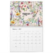 2026 Une année de fleurs - Calendrier mural (Feb 2027)