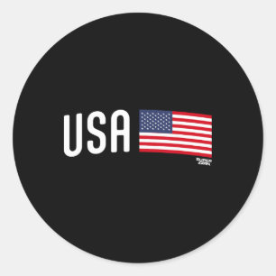 2026 Usa Voetbalfan Wereldbeker _1 Ronde Sticker