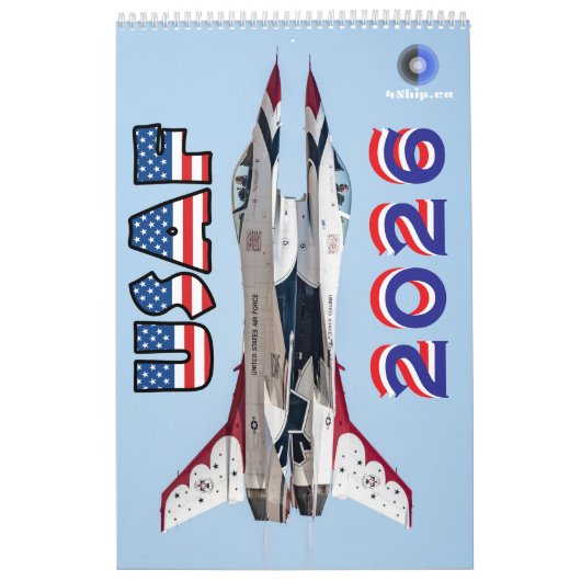 2026 USAF-kalender Kalender (Hoes)