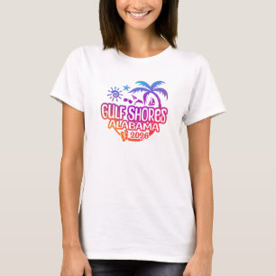 2026 vakantie of reis naar Gulf Shores Alabama T-shirt