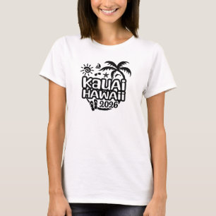 2026 vakantie of reis naar Hawaï Kauai T-shirt
