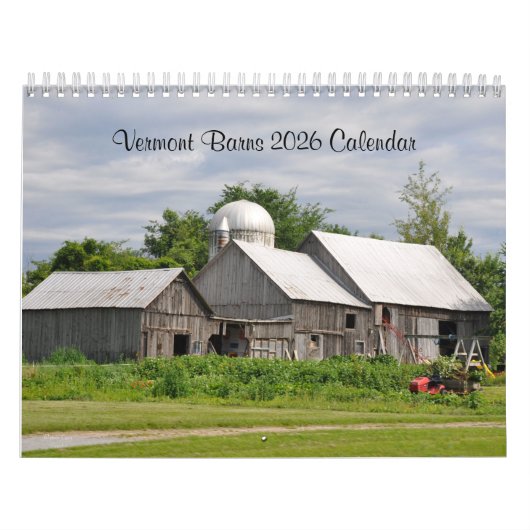 2026 Vermont Barns - Calendrier (Protection)