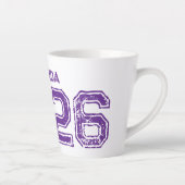 2026 Vetgedrukte Keramische Latte Mok (Rechts)