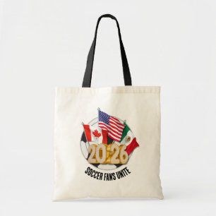 2026 VOETBALFANS VERENIGEN Zich Voetbal Tote Bag