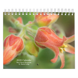 2026 Wandkalender Bloemen in Macro Fotografie Kalender
