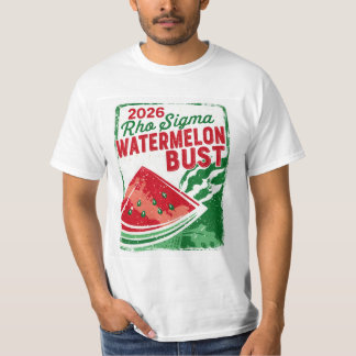 2026 Watermeloen Borstbeeld T-shirt