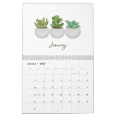 2026 Waterverf Succulent & Bladkalender | Botani Kalender (Jan 2027)