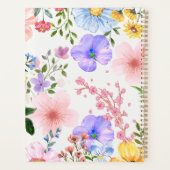 2026 Wekelijkse Planner Whimsical Wildflowers (Achterkant)