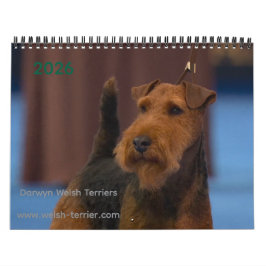 2026 Welsh Terrier-agenda Kalender