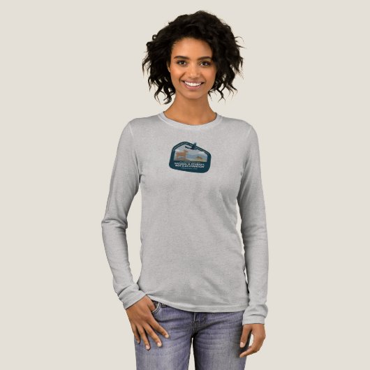 2026 Western Section Slim Fit Long Sleeve Tri-Blend Shirt (Voorkant)