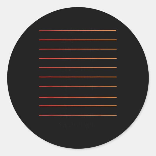 2026 Will Be My Year Funny Checklist  Ronde Sticker (Voorkant)