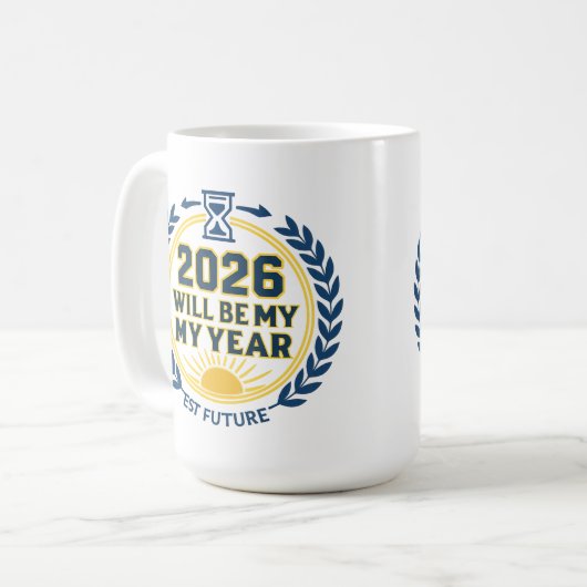 2026 Will Be My Year Koffiemok (Voorkant links)