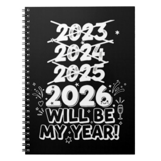 2026 Will Be My Year Notitieboek (Voorkant)