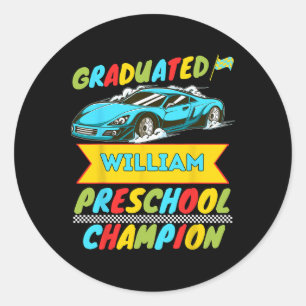 2026 William Persoonlijke Laatste Dag Van De Peute Ronde Sticker